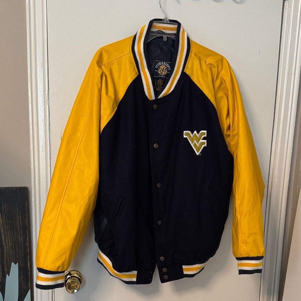 Steve & Barry's Varsity Jacket in Blue and Yellow